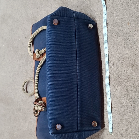 Michael Kors Maritime NAVY Canvas Large Tote Bag - Picture 3 of 7